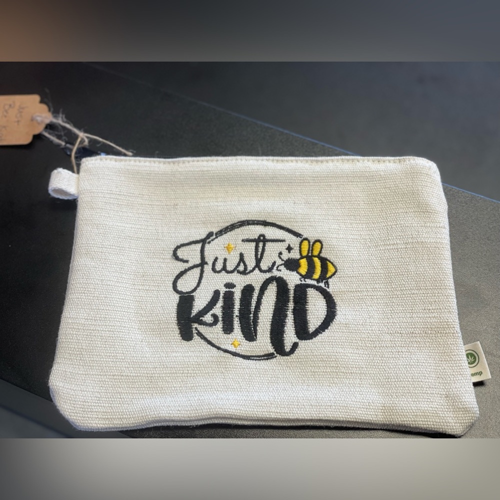 Hemp Pouch “Just 🐝 Kind”